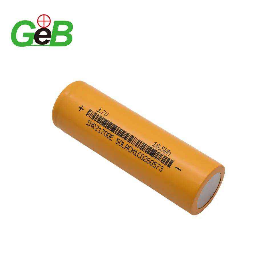 Cylindrical Battery Cell 18.5Wh High Capacity 3.7V for Electronics Toys GEB