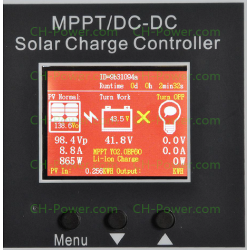 MPPT Charge Controller 30A 12V24V36V48V Real MPPT 99.9% Efficiency Li-ion Solar Charging Controller