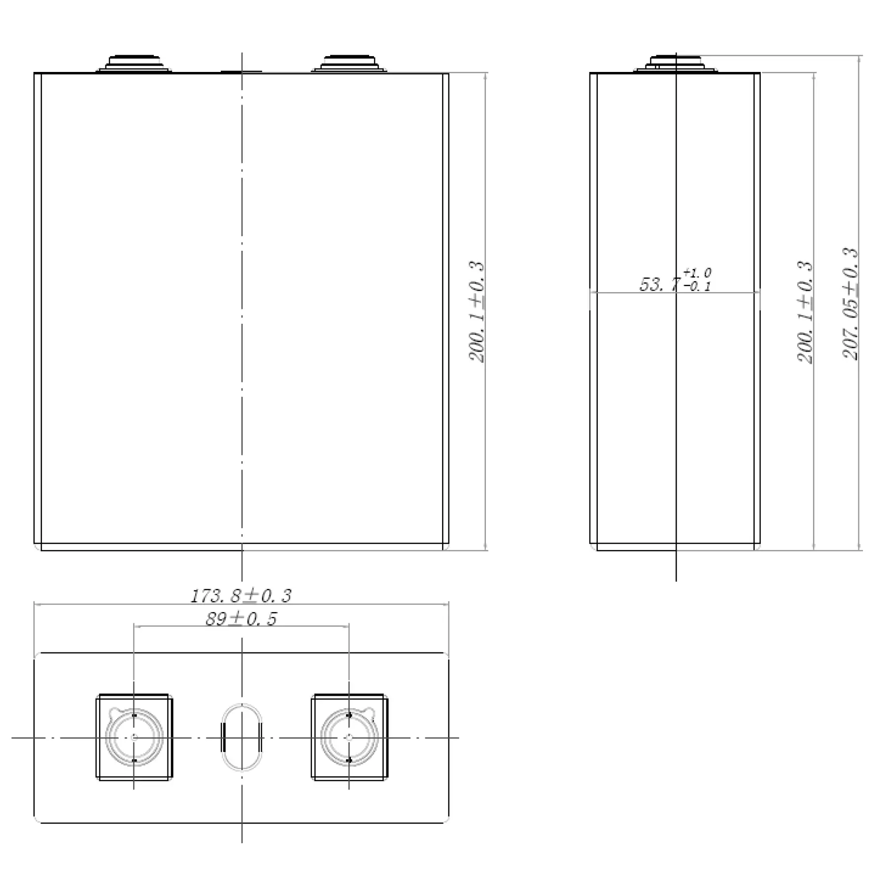 202ah LiFePO4 3.2V Prismatic Battery Cells High Cycle Life 3500+ for Solar Storage EV RV Marine Applications