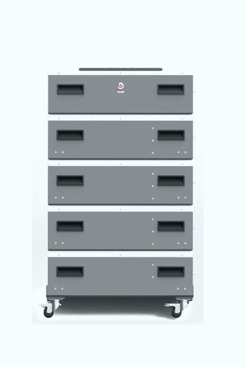 Stacked Low Pressure Energy Storage 51.2V Compact Design for Home and Commercial Backup Power ZeroPower