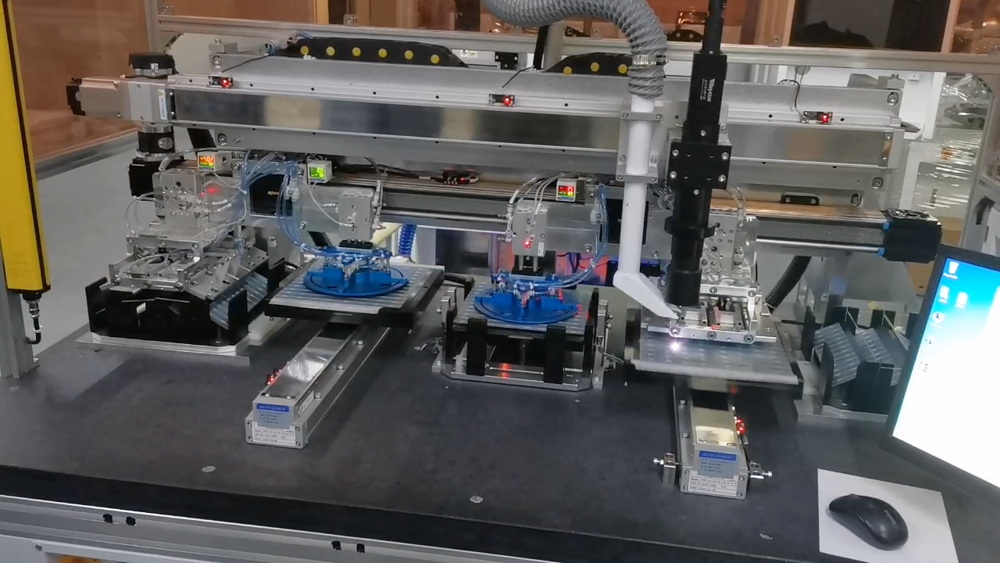 Solar Cell Cutting Machine 30W 1064nm Laser Auto Divide for Monocrystalline Polycrystalline Silicon Ooitech
