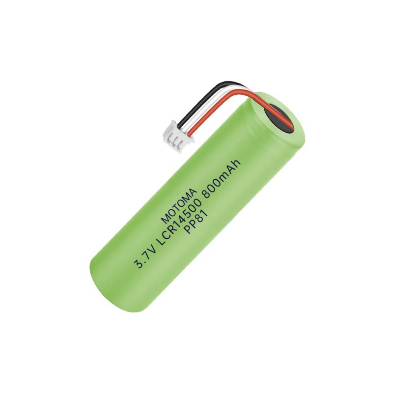 Lithium Ion Battery 3.7V ICR14500 800mAh High-Cycle Life for Portable Devices and Energy Storage Systems
