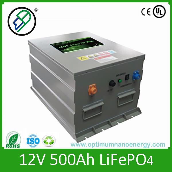 12V Lithium Ion Rechargeable Batteries 5ah-1000ah LiFePO4 High Safety Long Cycle Life for Solar Energy Storage and EVs OptimumNano