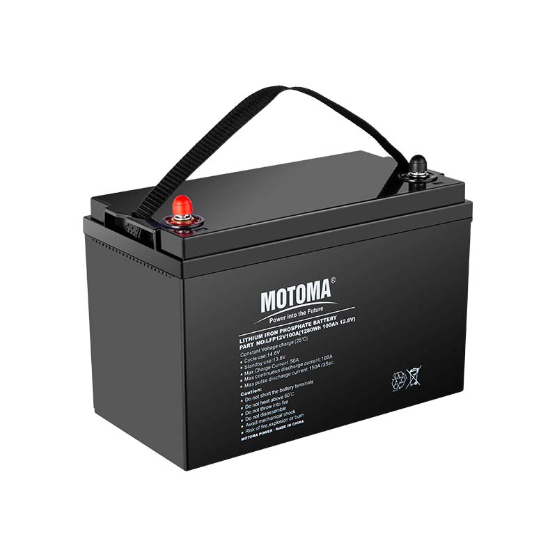LiFePO4 Battery 12.8V 100Ah Deep Cycle High Cycle Life 4000 Times Off-Grid Solar Storage M47