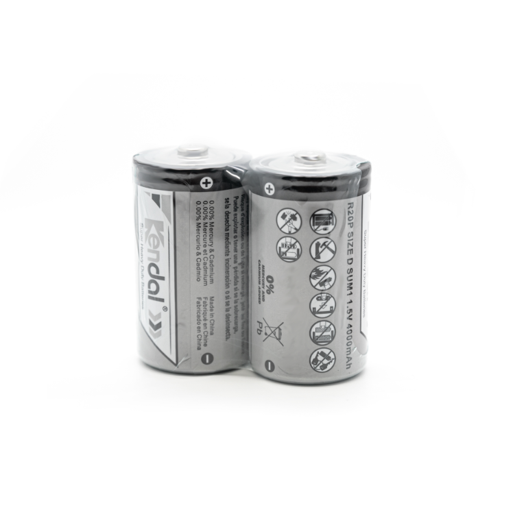 Carbon Zinc Battery D R20P 1.5V Heavy-Duty Long-Lasting Power for Gas Stoves, Toys, Radios Kendal