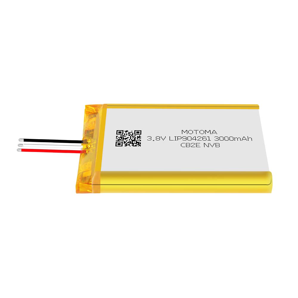High Voltage Lithium Polymer Battery 3.8V High Energy Density Lightweight for Portable Electronics Motoma