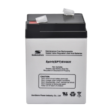 6V 4AH Rechargeable Sealed Lead Acid Battery AGM Technology Home UPS Backup Power Sunstone Power