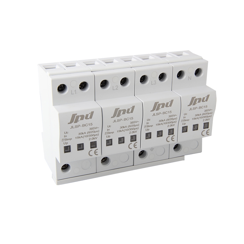 AC Surge Protective Device 15kA 385V Iimp 10/350us for Solar PV Systems Jinli