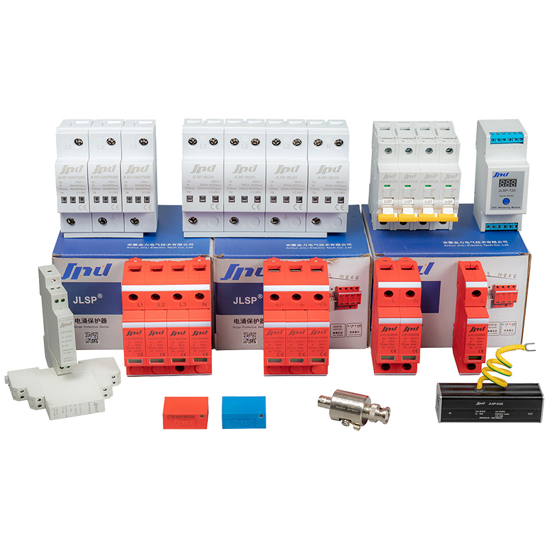 Surge Lightning Protection Arrester JLSP-BC680/12.5 12.5kA 680V Iimp 10/350us for AC Power Systems Jinli SPD
