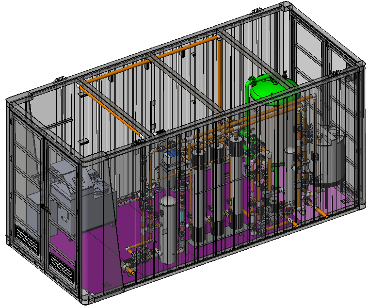 Beautiful Countryside - Decentralized Water Supply Equipment Integrated Modular Design for Rural and Remote Areas with Polluted Groundwater