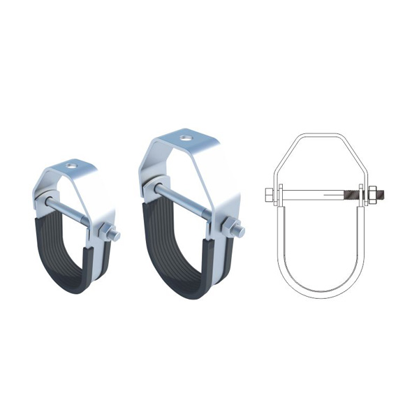 U Pipe-Rings M24×550 for Seismic Bracing in Solar and Energy Storage Systems