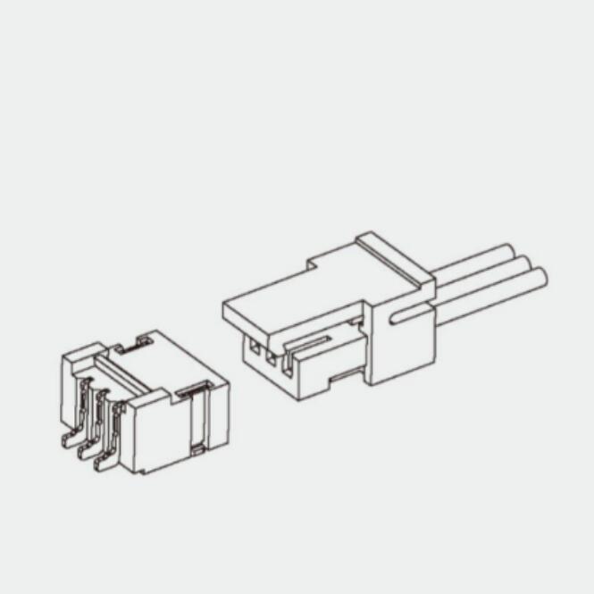 A1004 Series 1.0mm Pitch Single Row Wire to Board Connector High-Density Low-Profile Design for Battery Management Systems and Energy Storage Applications