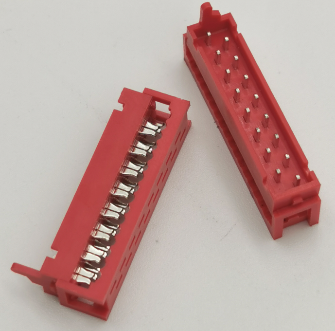 1.27mm MRC MaleBox Header IDC type 4P-20P Sn over Ni Plating High Temperature Resistance for Battery and Energy Storage Systems