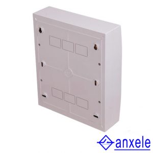 AX-MS 24way Surface Distribution Box IP50 Rated ABS Enclosure for Electrical and Solar Power Systems Anxele