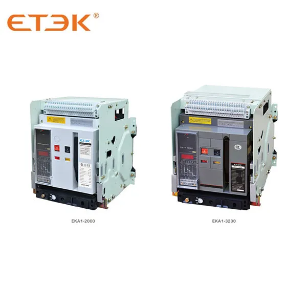 Intelligent Universal Air Circuit Breaker ACB 2000/3200/6300A 3P/4P Fixed/Drawout Type for Energy Storage and Power Distribution ETEK