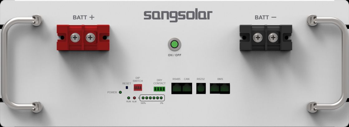 Sangsolar 5.5kw 10kw 48v 220v 230v 15kwh 30kwh Lithium Battery Off Grid Solar Power System Without Battery High-Frequency MPPT Hybrid Inverter for Home and Residential Use