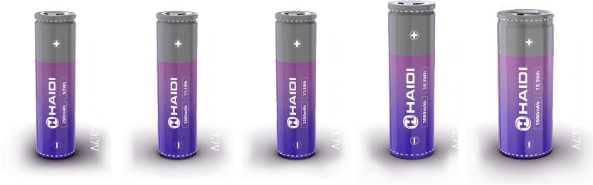 Lithium-ion Cells NCM & NCA 3.7V 2500mAh-2600mAh High Energy Density for Energy Storage & EVs Haidi Energy