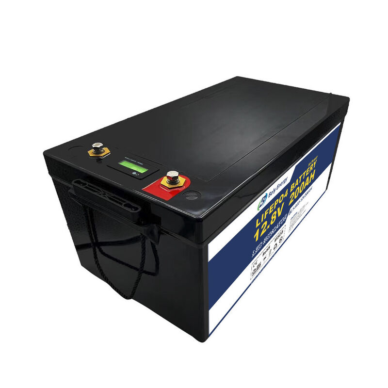 12V 200Ah Powerwall Battery Backup Submarine LED Display Battery LiFePO4 2560Wh High Cycle Life for Solar Energy Storage & UPS Systems