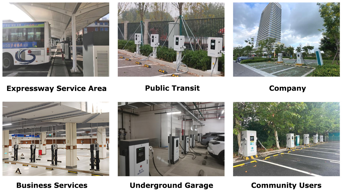 180KW 3 Phase Electric Car Charger Applications